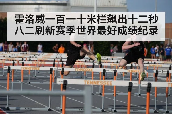 hurdles race action